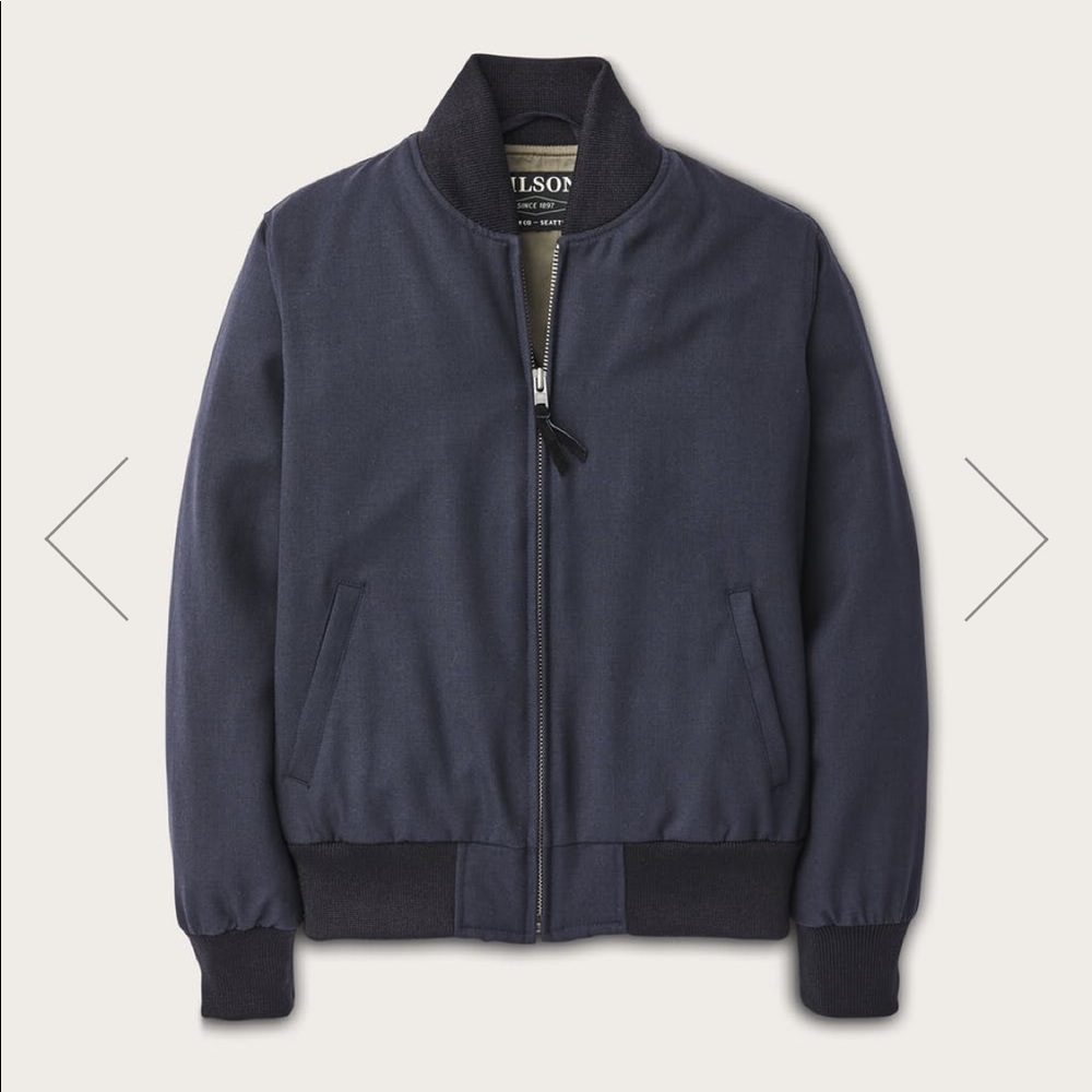 *ISO* FILSON Wool Serge Bomber